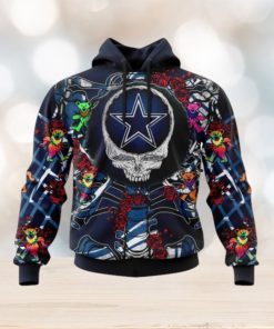 NFL Dallas Cowboysls Mix Grateful Dead, Personalized Name & Number Specialized Concepts Kits 3D Hoodie