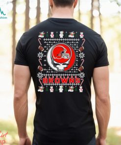 NFL Grateful Dead Cleveland Browns Ugly Christmas Shirt