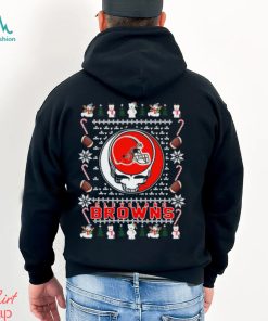 NFL Grateful Dead Cleveland Browns Ugly Christmas Shirt