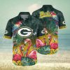 NFL Houston Texans Hawaii Shirt Flamingo And Flower Funny Aloha Shirt