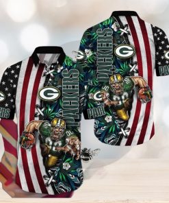 NFL Green Bay Packers Hawaii Shirt Mascot Aloha Summer Shirt