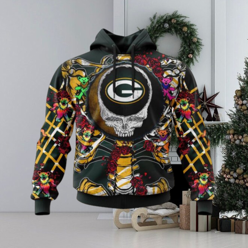 NFL Green Bay Packers Mix Grateful Dead, Personalized Name & Number Specialized Concepts Kits 3D Hoodie NFL Green Bay Packers Mix Grateful Dead, Personalized Name & Number Specialized Concepts Kits 3D Hoodie