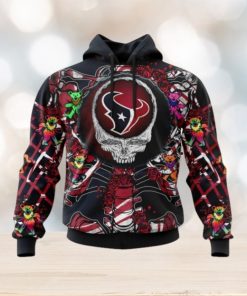 NFL Houston Texans Mix Grateful Dead, Personalized Name & Number Specialized Concepts Kits 3D Hoodie