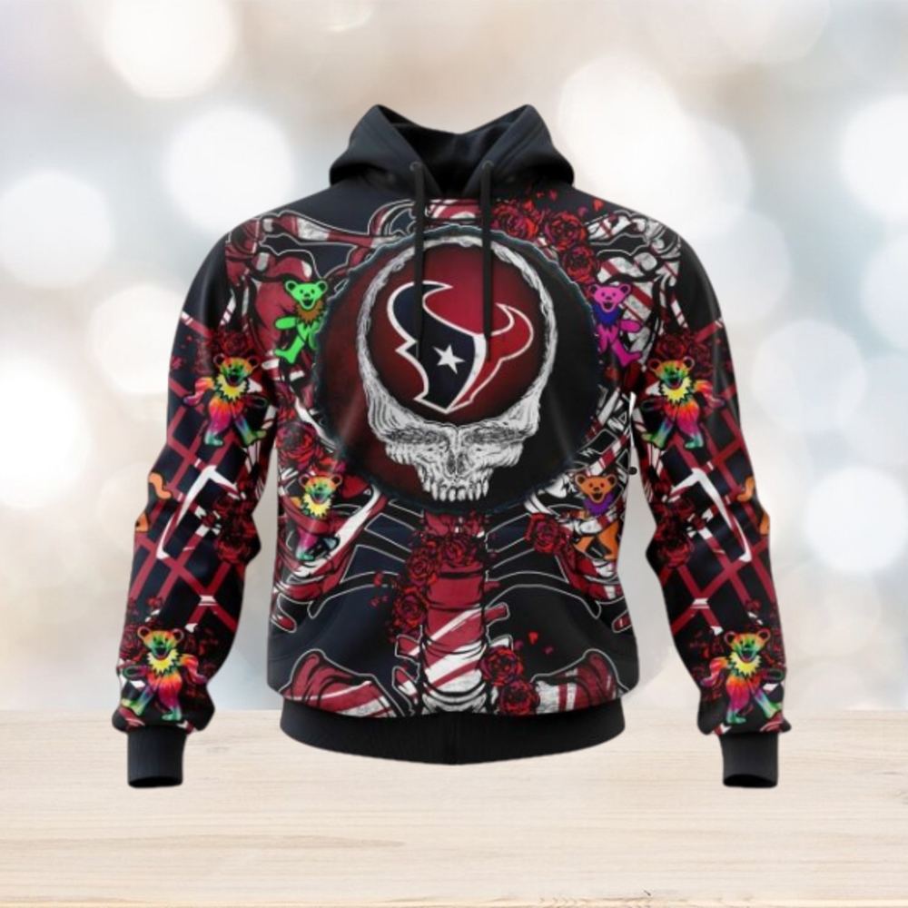 NFL Houston Texans Mix Grateful Dead, Personalized Name & Number Specialized Concepts Kits 3D Hoodie NFL Houston Texans Mix Grateful Dead, Personalized Name & Number Specialized Concepts Kits 3D Hoodie