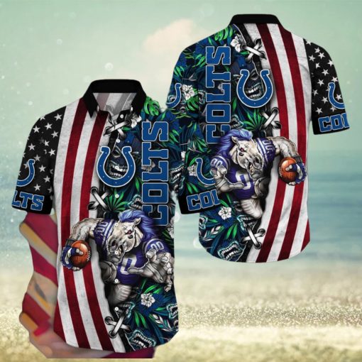 NFL Indianapolis Colts Hawaii Shirt Mascot Aloha Summer Shirt