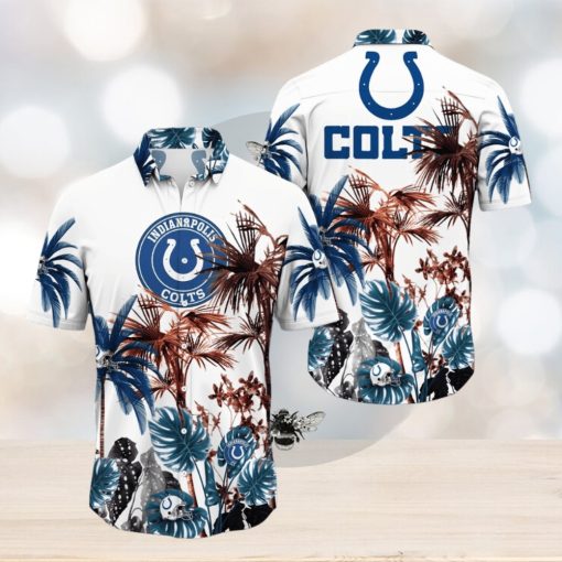 NFL Indianapolis Colts Hawaii Shirt Palm Tree Aloha Shirt For Fans