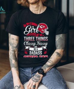 NFL Kansas City Chiefs A Girl Should Be Three Things T Shirt