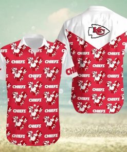 NFL Kansas City Chiefs Hawaiian Shirt Mickey And Flowers