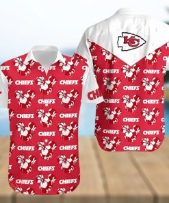 NFL Kansas City Chiefs Hawaiian Shirt Mickey And Flowers