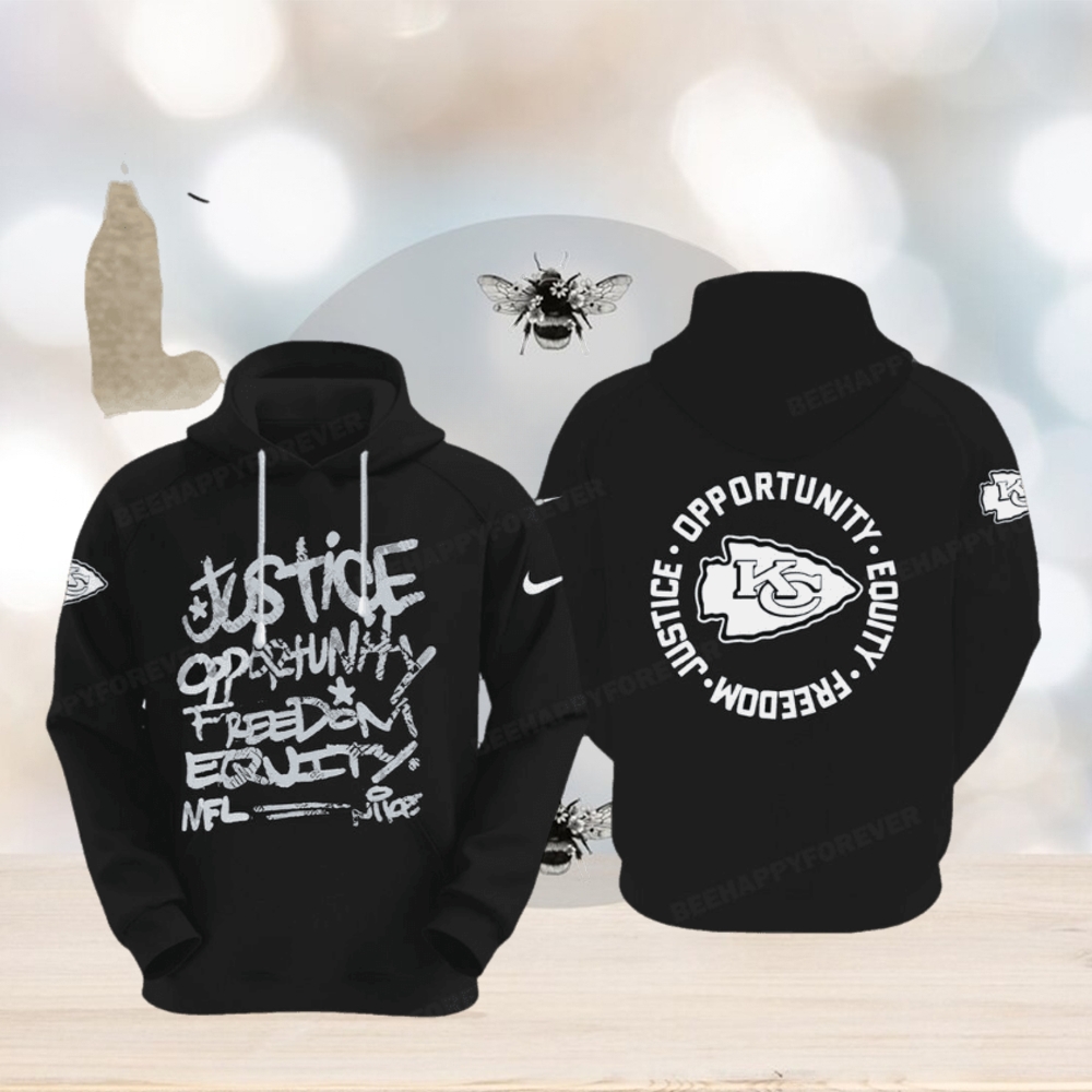 NFL Kansas City Chiefs Justice Opportunity Equity Freedom Hoodie NFL Kansas City Chiefs Justice Opportunity Equity Freedom Hoodie