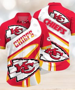 NFL Kansas City Chiefs Logo Hawaiian Shirt, Gift For Football NFL Fans