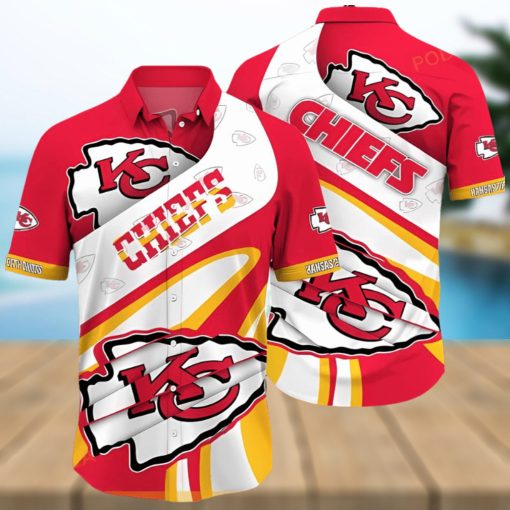 NFL Kansas City Chiefs Logo Hawaiian Shirt