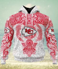 NFL Kansas City Chiefs Norse Viking Symbols 3D Hoodie