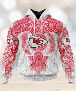 NFL Kansas City Chiefs Norse Viking Symbols 3D Hoodie