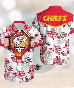 NFL Kansas City Chiefs Skull Hawaiian Shirt