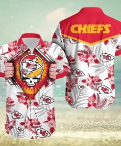 NFL Kansas City Chiefs Skull Hawaiian Shirt