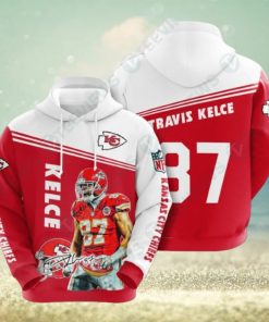 NFL Kansas City Chiefs Travis Kelce Best 3D Hoodies