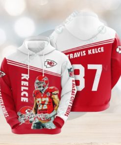 NFL Kansas City Chiefs Travis Kelce Best 3D Hoodies