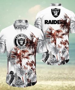 NFL Las Vegas Raiders Hawaii Shirt Palm Tree Aloha Shirt For Fans