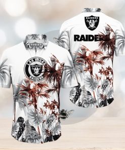 NFL Las Vegas Raiders Hawaii Shirt Palm Tree Aloha Shirt For Fans