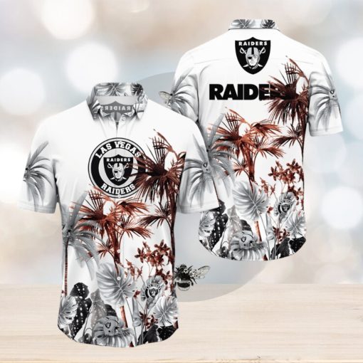 NFL Las Vegas Raiders Hawaii Shirt Palm Tree Aloha Shirt For Fans