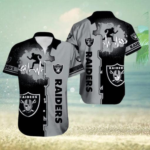 NFL Las Vegas Raiders Hawaiian Shirt Gift For Football Coach