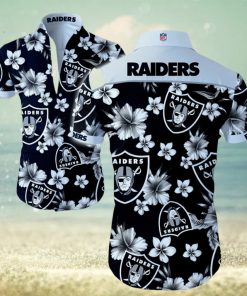 NFL Las Vegas Raiders Hawaiian Shirt Summer Button Up