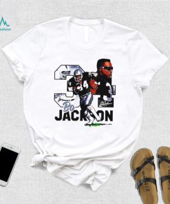 NFL Las Vegas Raiders football Bo Jackson player number 34 signature retro shirt