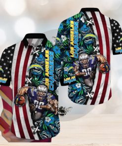 NFL Los Angeles Chargers Hawaii Shirt Mascot Aloha Summer Shirt