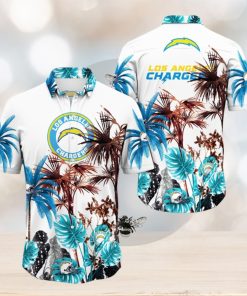 NFL Los Angeles Chargers Hawaii Shirt Palm Tree Aloha Shirt For Fans