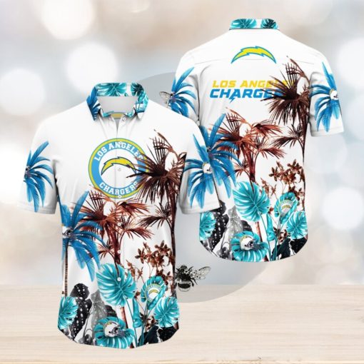 NFL Los Angeles Chargers Hawaii Shirt Palm Tree Aloha Shirt For Fans