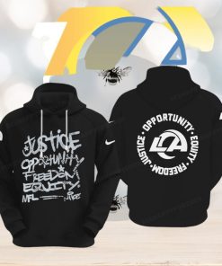 NFL Los Angeles Rams Justice Opportunity Equity Freedom Hoodie