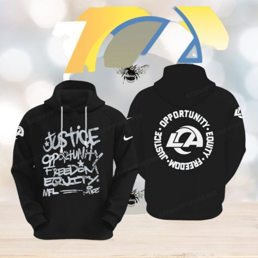 NFL Los Angeles Rams Justice Opportunity Equity Freedom Hoodie