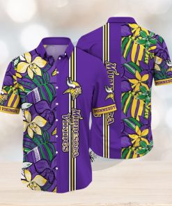 NFL Minnesota Vikings Hawaii Shirt Flower Chic Aloha Fashion