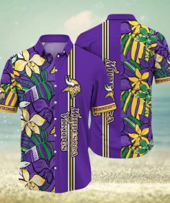 NFL Minnesota Vikings Hawaii Shirt Flower Chic Aloha Fashion