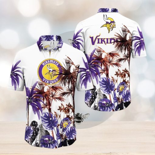 NFL Minnesota Vikings Hawaii Shirt Palm Tree Aloha Shirt For Fans