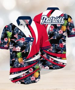 NFL New England Patriots Hawaii Shirt Flower Classic Hawaiian Prints