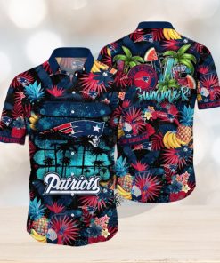 NFL New England Patriots Hawaii Shirt Flower Relaxed Island Wear