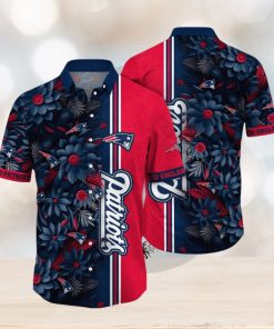 NFL New England Patriots Hawaii Shirt Flower Tropical Vibes In Shirts