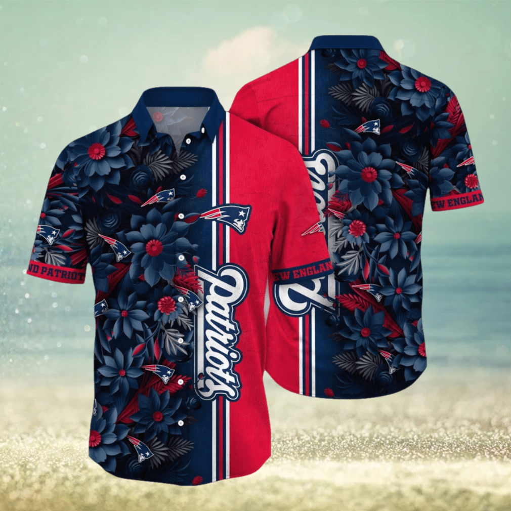 NFL New England Patriots Hawaii Shirt Flower Tropical Vibes In Shirts NFL New England Patriots Hawaii Shirt Flower Tropical Vibes In Shirts