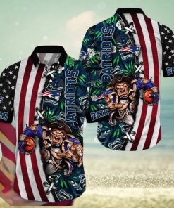 NFL New England Patriots Hawaii Shirt Mascot Aloha Summer Shirt