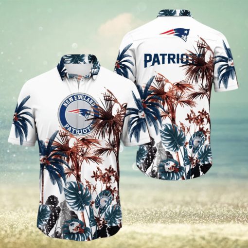 NFL New England Patriots Hawaii Shirt Palm Tree Aloha Shirt For Fans