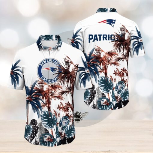 NFL New England Patriots Hawaii Shirt Palm Tree Aloha Shirt For Fans