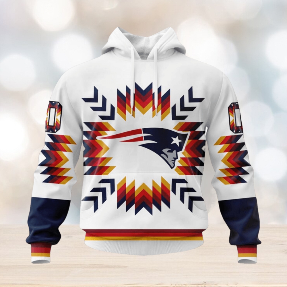 NFL New England Patriots Special Design With Native Pattern Hoodie NFL New England Patriots Special Design With Native Pattern Hoodie