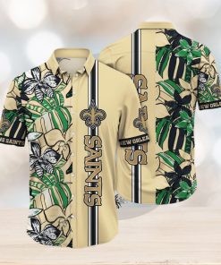 NFL New Orleans Saints Hawaii Shirt Flower Chic Aloha Fashion