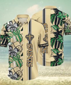 NFL New Orleans Saints Hawaii Shirt Flower Chic Aloha Fashion