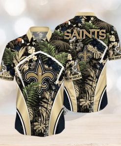 NFL New Orleans Saints Hawaii Shirt Flower Vibrant Beachy Shirts