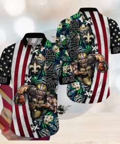 NFL New Orleans Saints Hawaii Shirt Mascot Aloha Summer Shirt