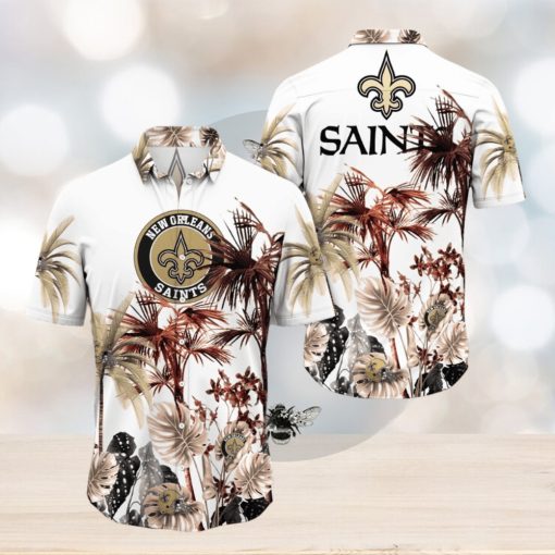 NFL New Orleans Saints Hawaii Shirt Palm Tree Aloha Shirt For Fans