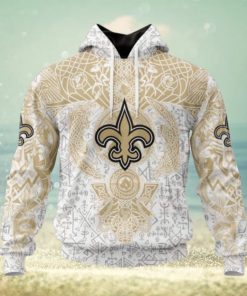 NFL New Orleans Saints Norse Viking Symbols 3D Hoodie